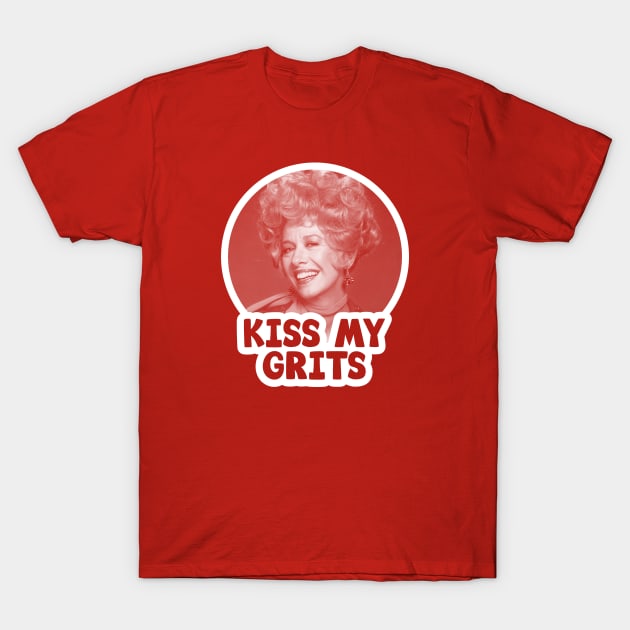 Kiss My Grits - Alice - Flo - Mel's Diner T-Shirt by Barn Shirt USA
